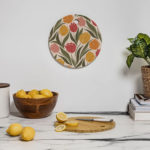 Deny Designs Round Cutting Board - Tulip Field Sunset Palette - Image 2