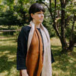 Pokoloko Reversible Scarf - Cafe Au Lait - Image 2
