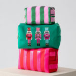 Shiraleah Cara Pouch - Pink and Green Stripe - Image 2