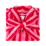 Shiraleah Felicity Robe - Pink and Red Stripe