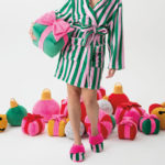 Shiraleah Felicity Robe - Pink and Green Stripe