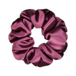 HoneyLux Silk Scrunchie - Burgundy