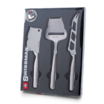 Swissmar Cheese Knife Set - Stainless Steel 3 Piece Set - Image 2