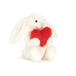 Jellycat Bashful - Red Love Heart Bunny Small