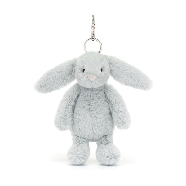 Jellycat Bag Charm - Bashful Bunny Silver