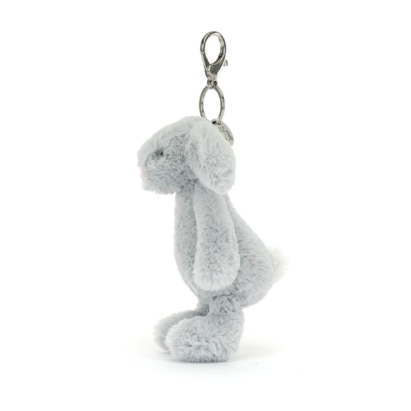 Jellycat Bag Charm - Bashful Bunny Silver - Image 2