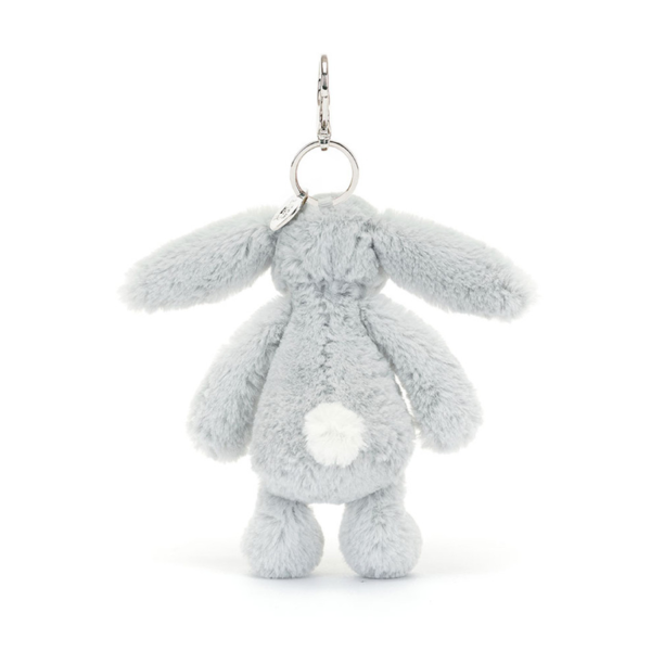 Jellycat Bag Charm - Bashful Bunny Silver - Image 3