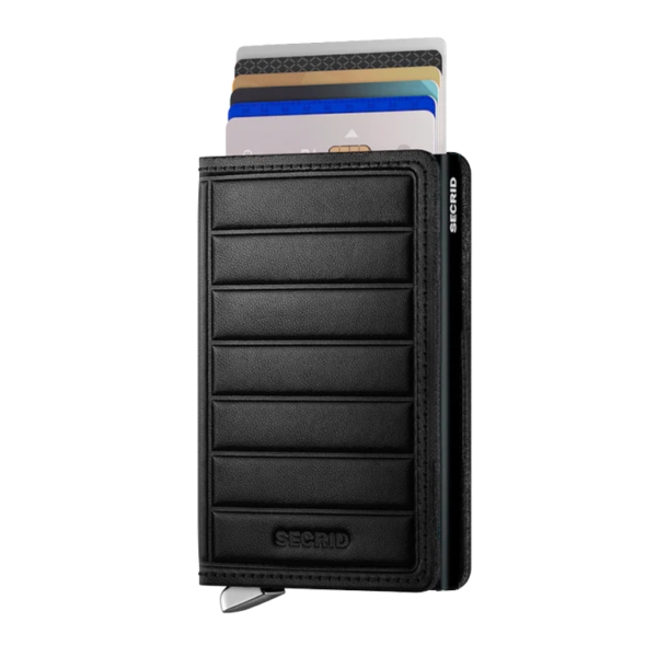 Secrid Mini Wallet - Emboss Lines Black - Image 2