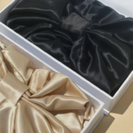 HoneyLux Silk Hair Turban - Champagne - Image 2
