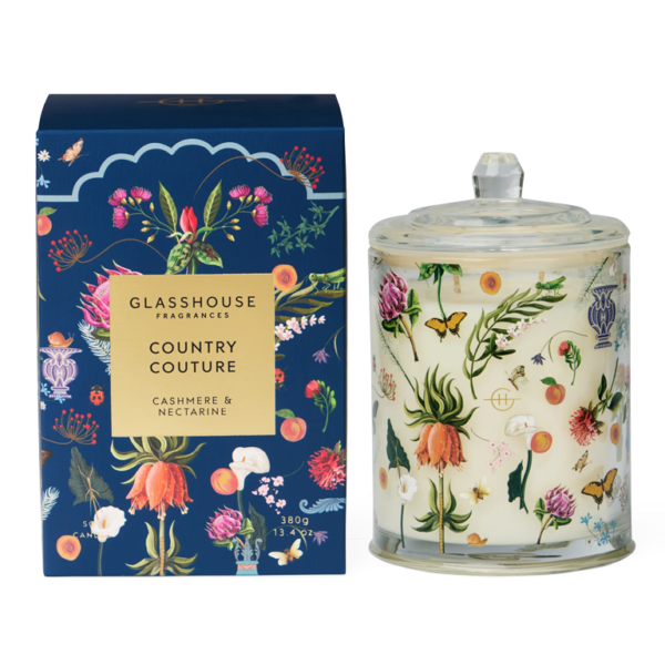 Glasshouse Fragrances Candle 380g - Country Couture - Image 2