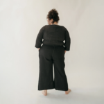 Pokoloko Crinkle Palazzo Pants Plus - Black - Image 3
