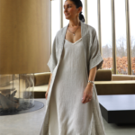 Pokoloko Robe - Striped Crinkle