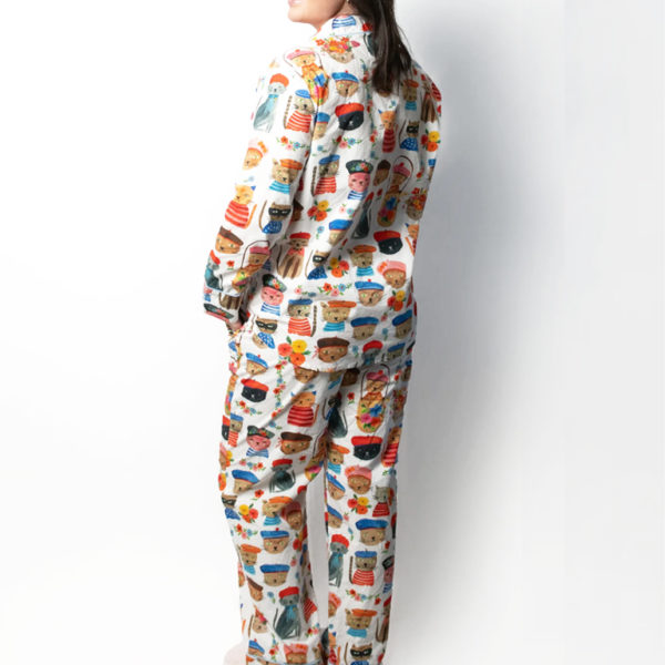 Bon|Artis Pajamas Set - Oh La La Cats Meow - Image 3