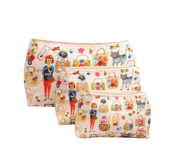Bon|Artis Cosmetic Bag - Oh La La Cats MED