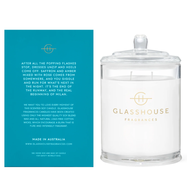 Glasshouse Fragrances Candle 380g - Midnight in Milan - Image 2