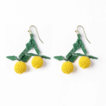 Ink&Alloy Lottie Beaded Earrings - Lemons