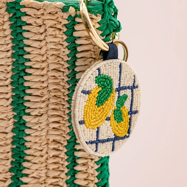 Ink&Alloy Bag Charm/Key Ring - Lemons - Image 2