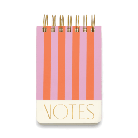 DesignWorks Ink Twin Wire Chunky Notepad - Stripes