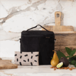 SoYoung Lunch Poche - Black Linen - Image 2