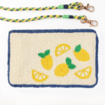 Ink&Alloy Leila Seed Bead Clutch With Strap - Lemons - Image 4
