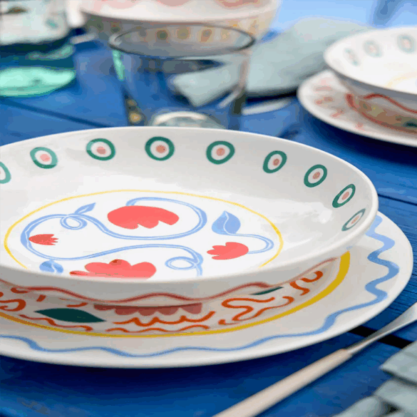 Costa Nova Summer Bliss Soup/Pasta Bowl - Tulip - Image 3