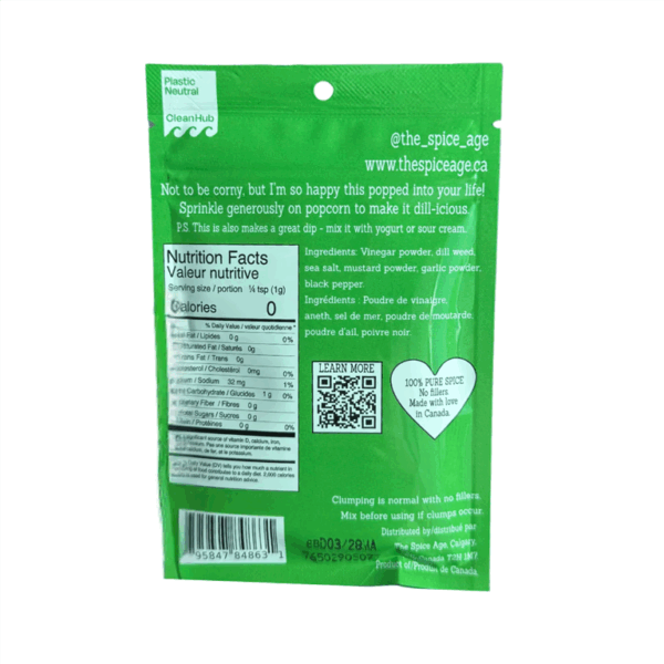 The Spice Age - Dill Pickle Popcorn Seasoning - Image 2