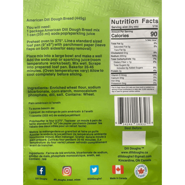 Dill Doughs Bread Mix - American Bread - Image 2