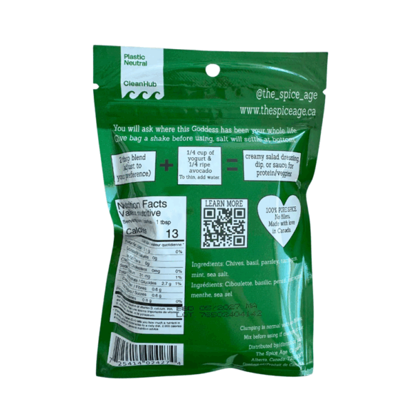The Spice Age - The Saucy Green Goddess Salad Dressing Mix - Image 2