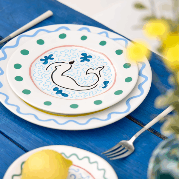 Costa Nova Summer Bliss Salad Plate - Mermaid - Image 2