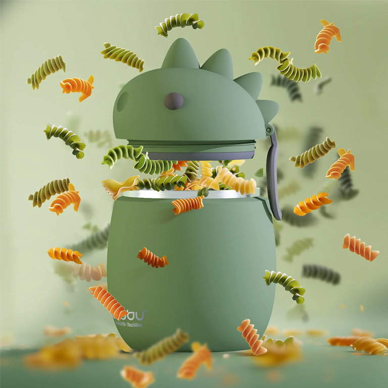 Asobu Bestie Foodie Insulated Food Jar - Dinosaur - Image 2