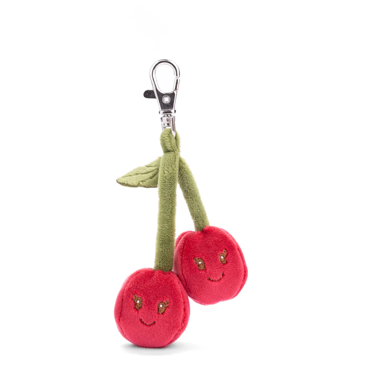 Bukowski Bears Bag Charm - Cherry