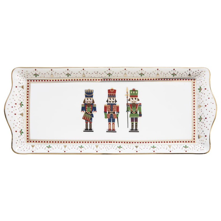 Studio 1811 Rectangular Serving Platter - Nutcrackers