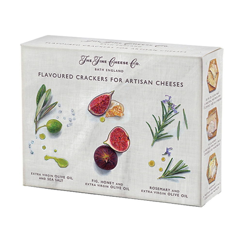 The Fine Cheese Co. - Flavoured Crackers for Artisan Cheeses Selection Box - Image 2