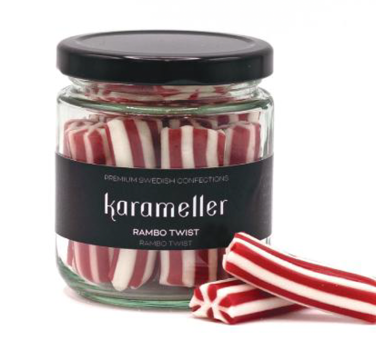 Karameller Swedish Candy Jar 200g - Rambo Twist