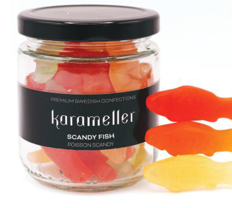 Karameller Swedish Candy Jar 200g - Scandy Fish