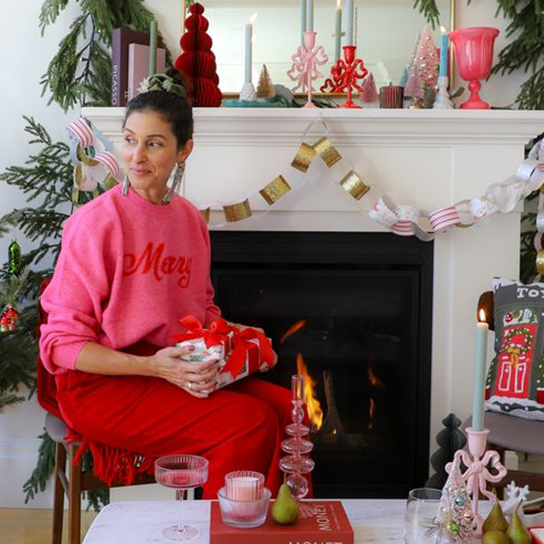 Shiraleah Sweater - Merry Pinkimage