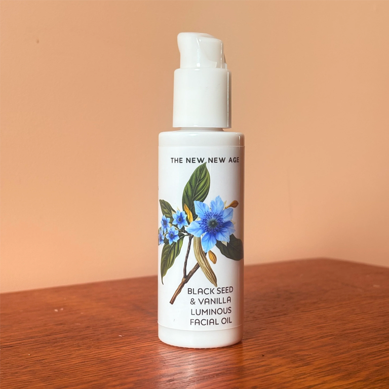 The New New Age Black Seed and Vanilla Luminous Facial Oil