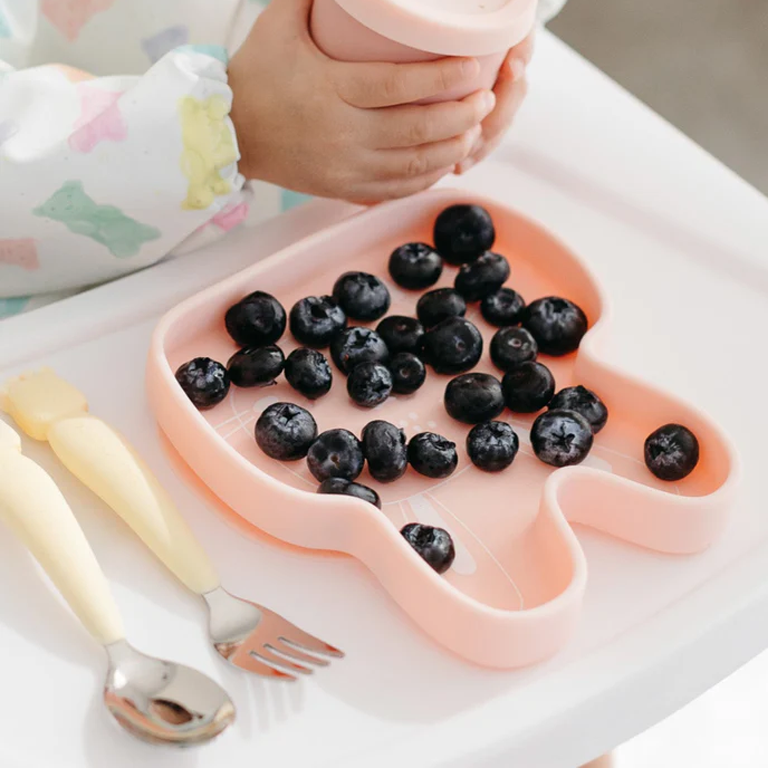 Loulou Lollipop Silicone Snack Plate - Bailey Bunny