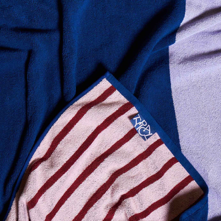 Typical Bath Towel - Two Tone Lilac and Studio Navy
