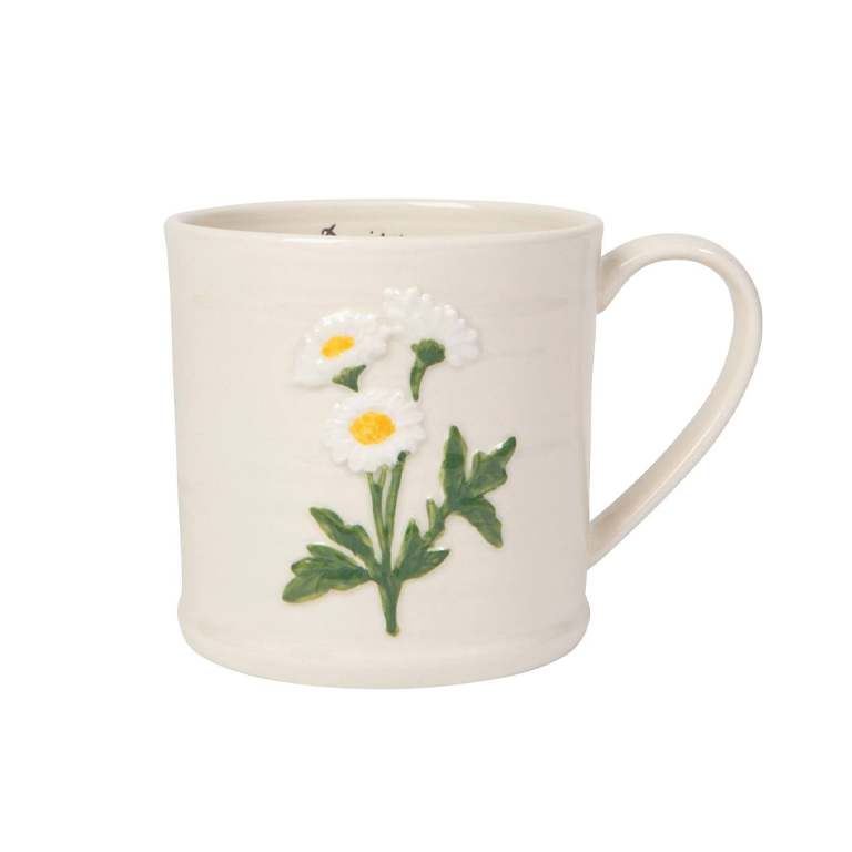 Now Designs Floral Embossed Mug - Daisyimage