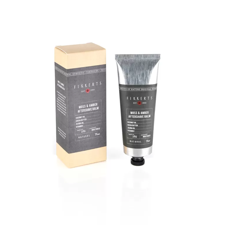 Fikkerts Fruits of Nature Gentleman's Aftershave Balm - Moss and Amber