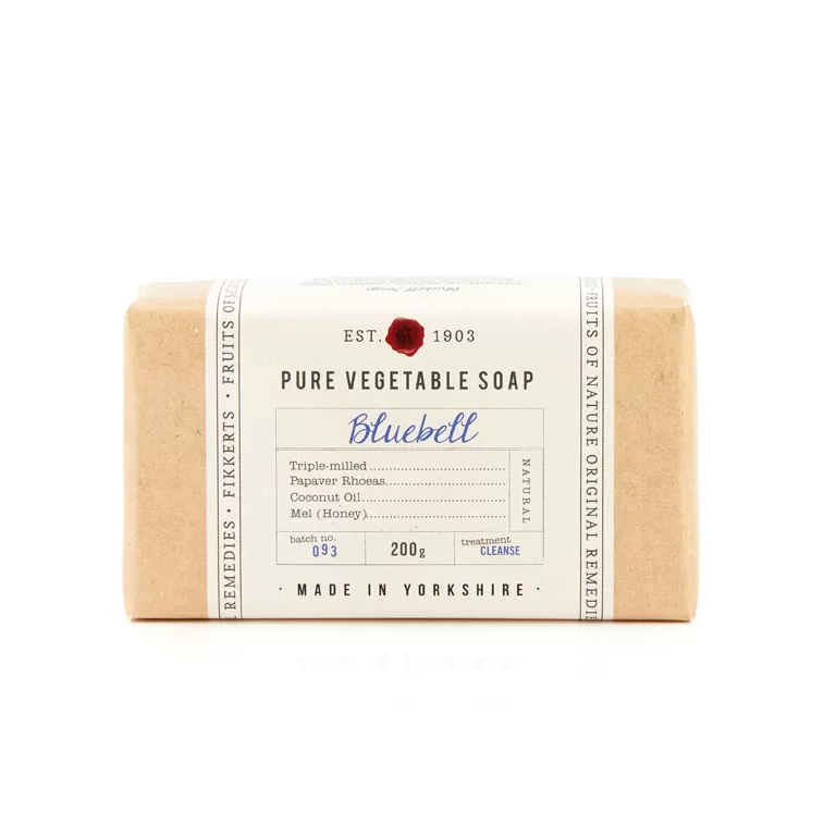 Fikkerts Fruits of Nature Bar Soap - Bluebell