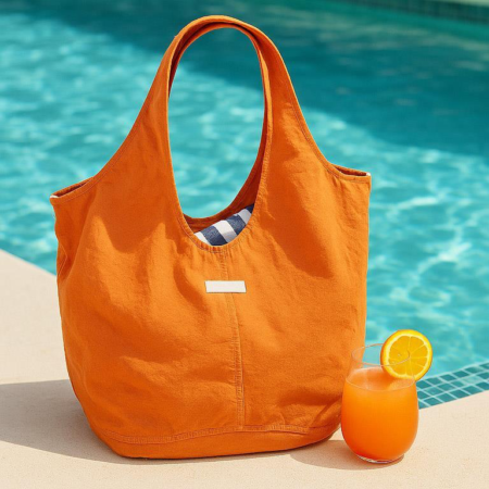 Abbott Slouchy Hobo Tote - Orange