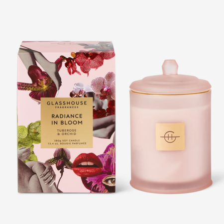 Glasshouse Fragrances Candle 380g - Radiance in Bloom