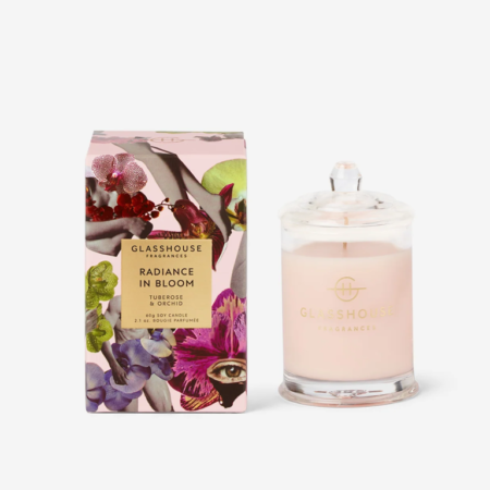 Glasshouse Fragrances Candle 60g - Radiance in Bloom