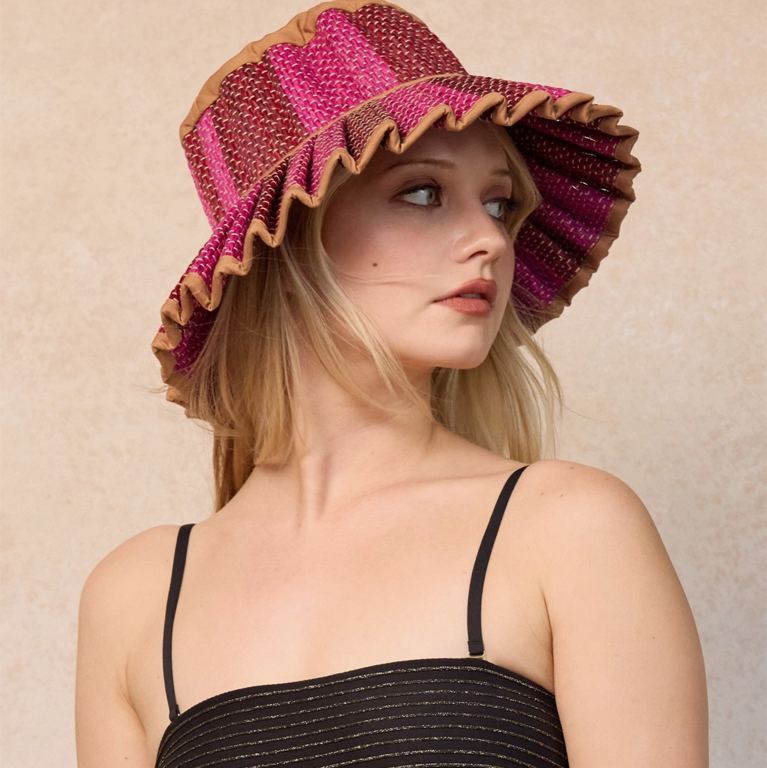 Lorna Murray Island Capri Hat – Love Heart Caramel Large Midi