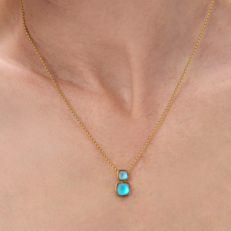 Dean Davidson Monterey Droplet Necklace - Iridescent Turquoise