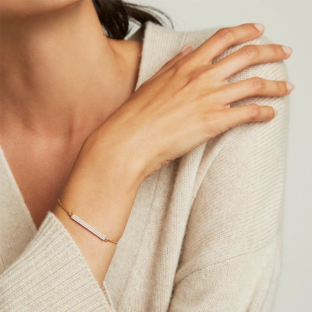 Dean Davidson Petit Pav&eacute; Bar Chain Bracelet