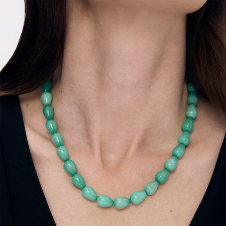Dean Davidson Samui Beaded Necklace - Banyan Green Jade