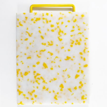 Fredericks and Mae Cutting Board Large - Yellow/White